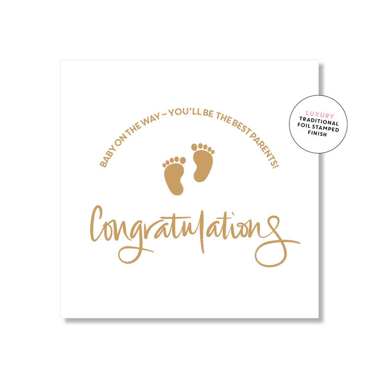 Baby On The Way ... Square | Greeting Card