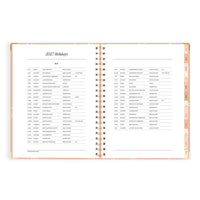 2027 A4 Academic Vertical Planner | Amalfi Peach
