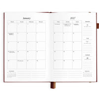 2027 A5 Horizontal Planner | Cherry