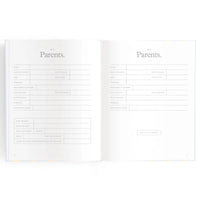 Baby Book Cloud Stripe 0-6 Years | Keepsake  3rd Edition