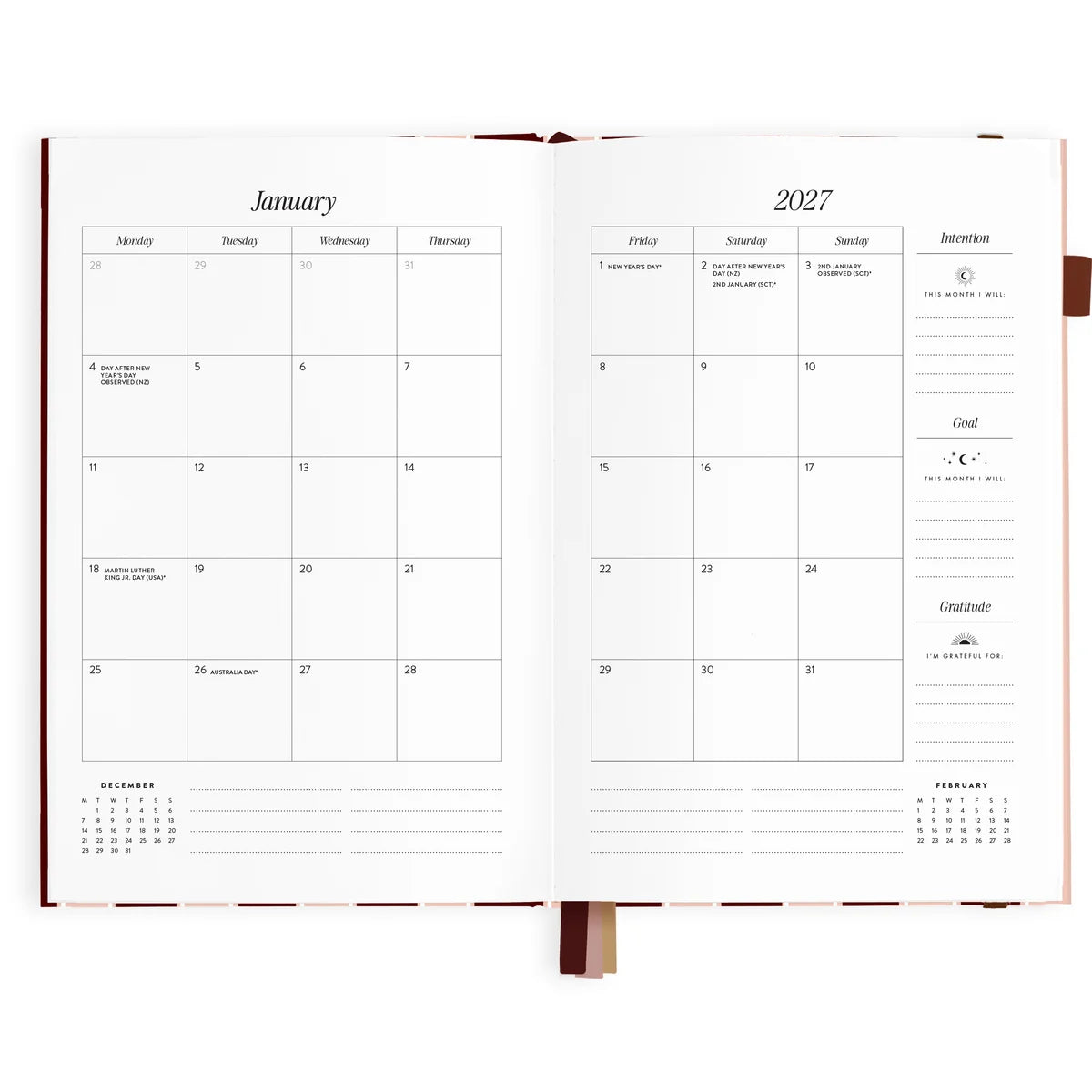 2027 A5 Vertical Planner | Sorrento
