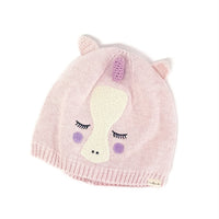 Baby Girls Beanie | Unicorn Light Lilac