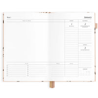 2027 A5 Vertical Planner | Amalfi Latte