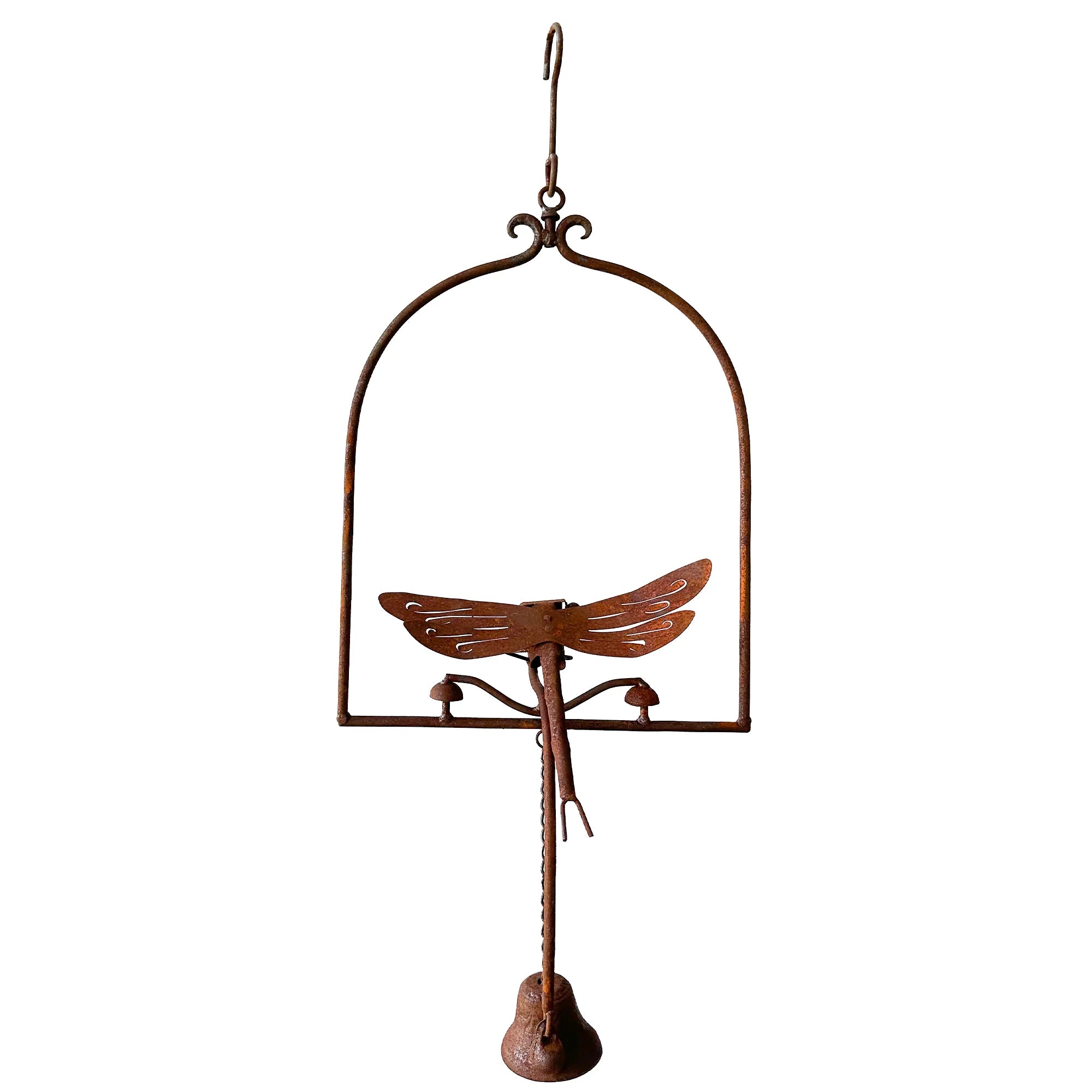 Hanging Bell with Dragonfly