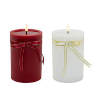 Pillar LED Wax Candle 7.5x15cm
