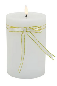 Pillar LED Wax Candle 7.5x15cm