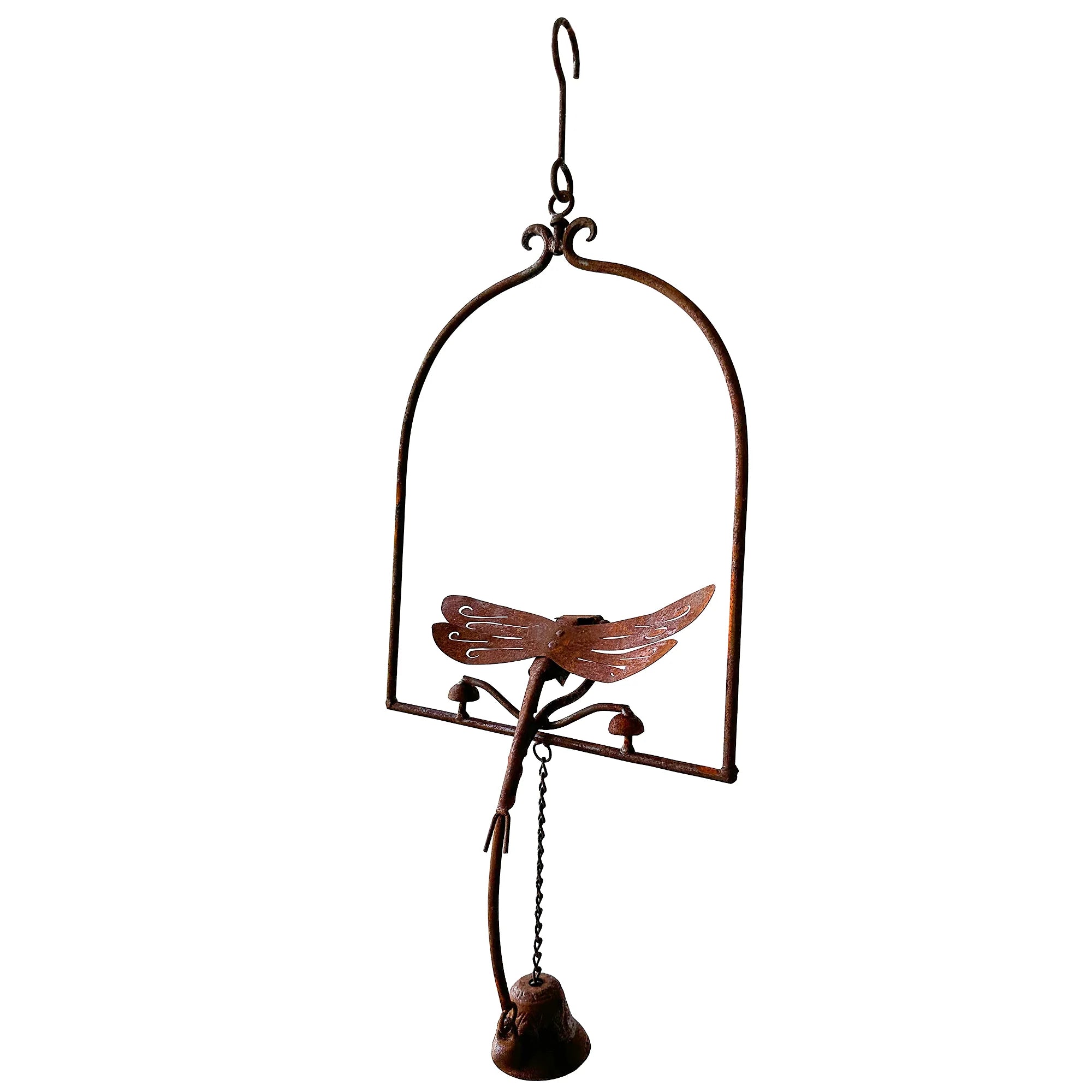 Hanging Bell with Dragonfly