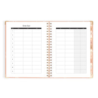 2027 A4 Academic Vertical Planner | Amalfi Peach
