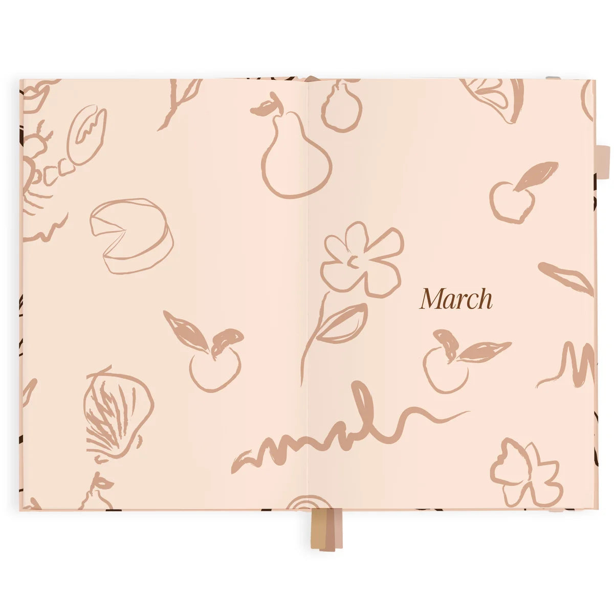 2027 A5 Vertical Planner | Amalfi Latte