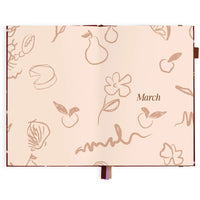 2027 A5 Vertical Planner | Cherry Wisteria