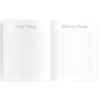 Baby Book Petal Stripe 0-6 Years | Keepsake 3rd Edition