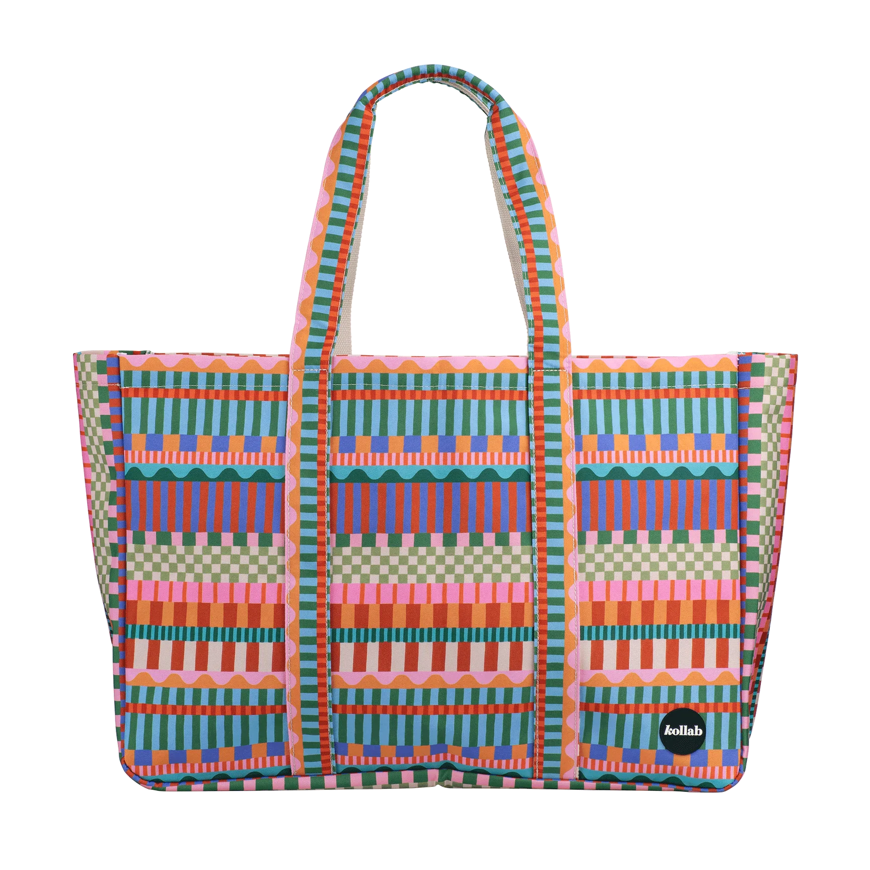 Blocks and Stripe Picnicware