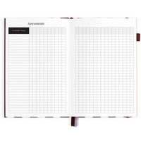2027 A5 Academic Vertical Planner | Chocolate Stripe