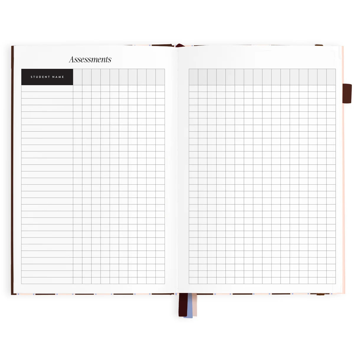2027 A5 Academic Vertical Planner | Chocolate Stripe
