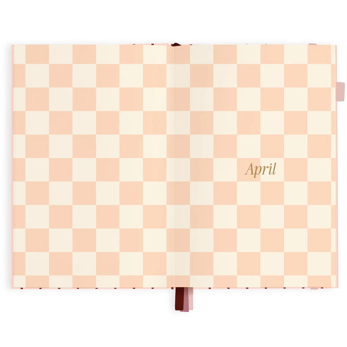 2027 A5 Horizontal Planner | Rosé Pinstripe