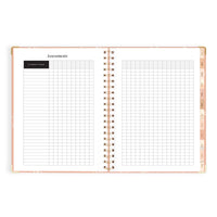 2027 A4 Academic Vertical Planner | Amalfi Peach