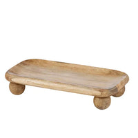 Vance Wood Rect Footed Board