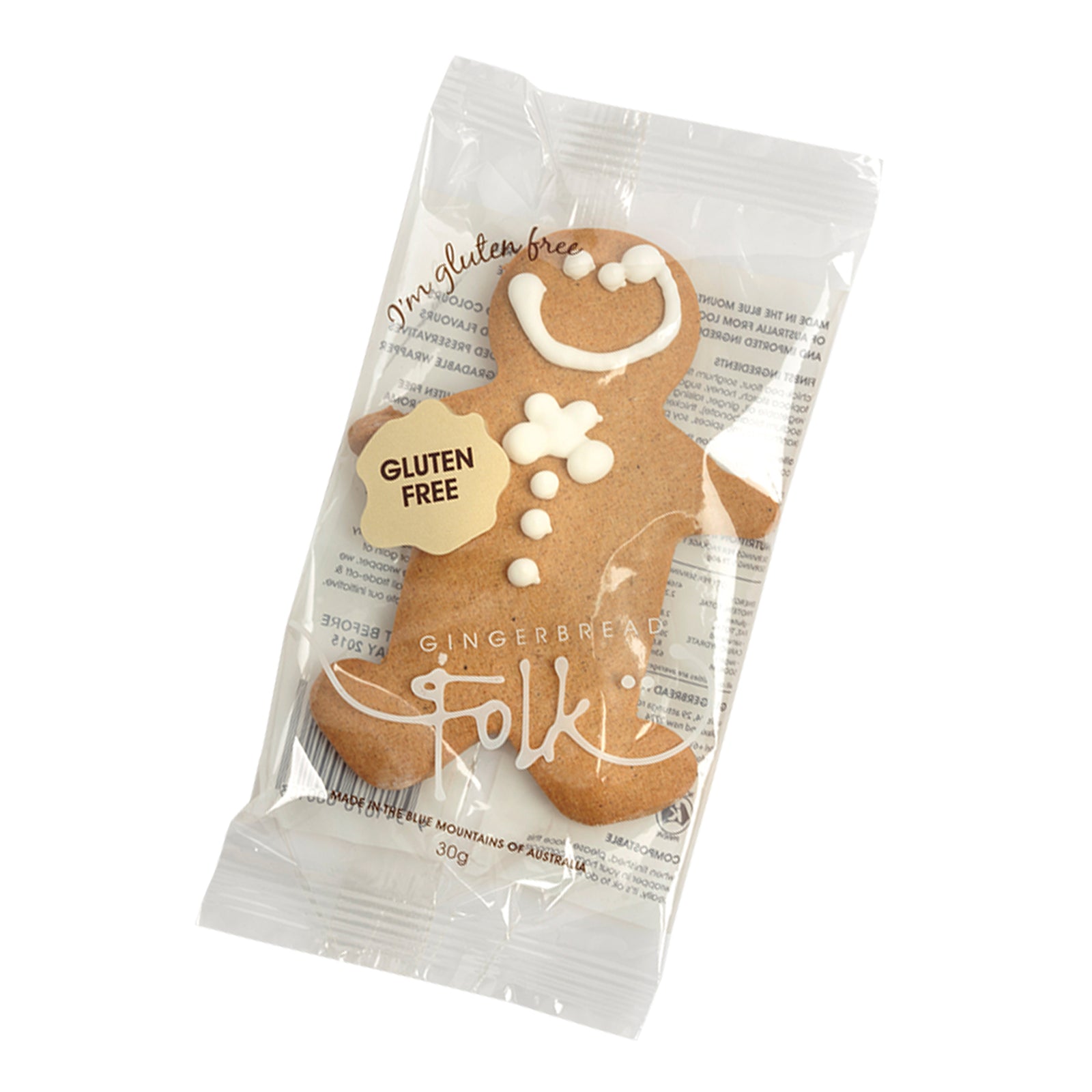 Gluten Free Gingerbread Man 30g