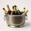 Stainless Steel Hammered Bowl Ice Bucket