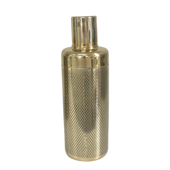 Cocktail Shaker Gold Diamond Pattern