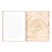 2027 A4 Academic Vertical Planner | Amalfi Peach