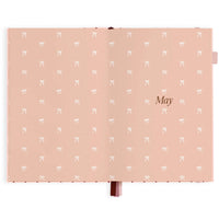 2027 A5 Horizontal Planner | Rosé Pinstripe