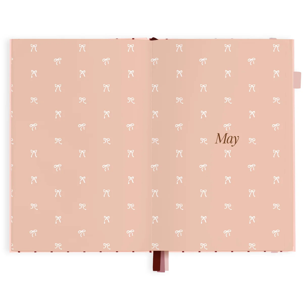 2027 A5 Horizontal Planner | Rosé Pinstripe