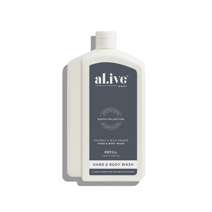 Lotion or Wash Refill Bottle | Coconut & Wild Orange