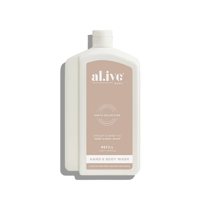 Lotion or Wash Refill Bottle | Apricot & Sweet Fig