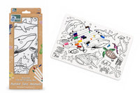 Reusable Silicone Drawing Mat | Sea Animals