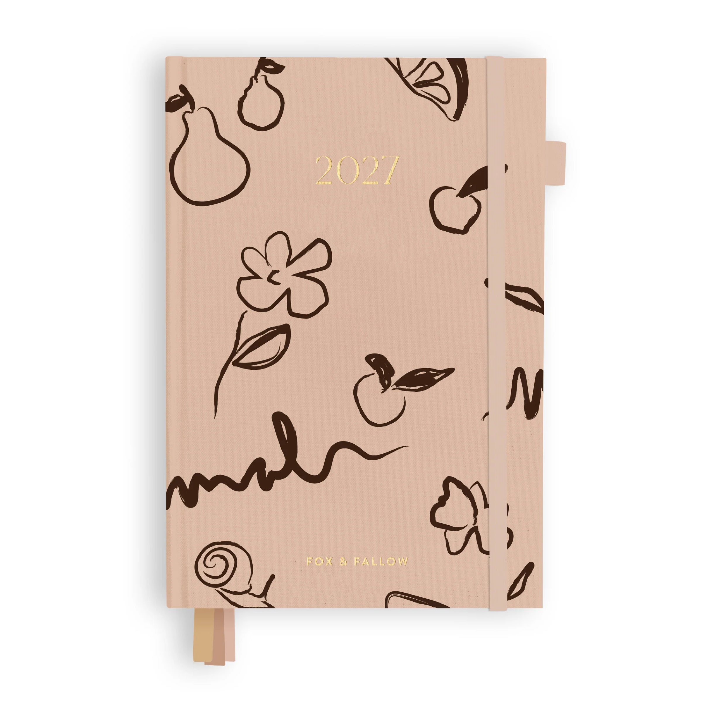 2027 A5 Vertical Planner | Amalfi Latte