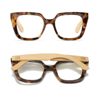 Soluna Mocha Tort l Wooden Blue Light Magnifying Reader
