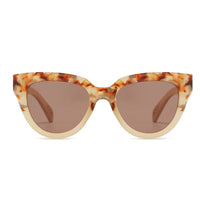 Flutter Desert Tort Sunglasses l Brown Lens l White Maple Arms