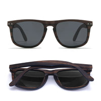 Nomad 100% Oak Timber | Black Polarised Lens