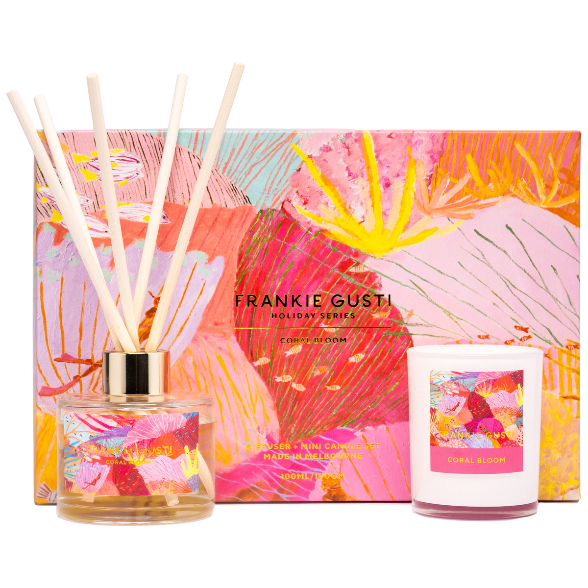 Holiday Series Duo | Coral Bloom