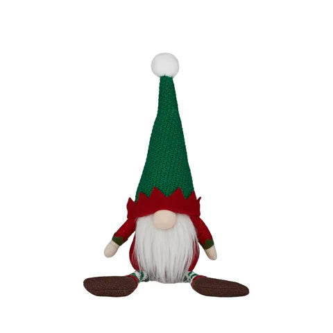 Dangle Legs Santa Fab | Red/Green