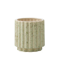 Barona Cer Pot | Green/Brown