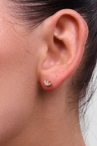 Petite Bud Gold Earring