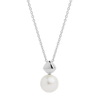 Mirage Silver Pearl Necklace