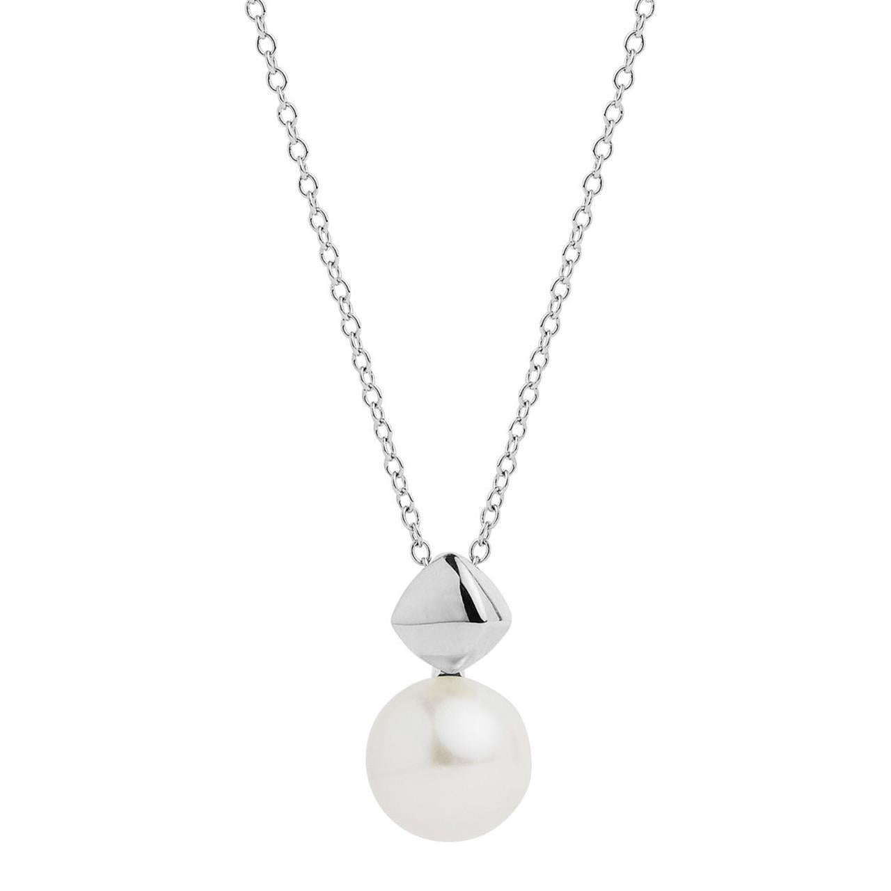 Mirage Silver Pearl Necklace