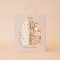 Meadow / Sweet Pea Organic Muslin Wrap Set