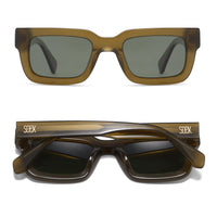 Rove Moss | Bio Acetate Khaki Frame l Black Polarised Lens