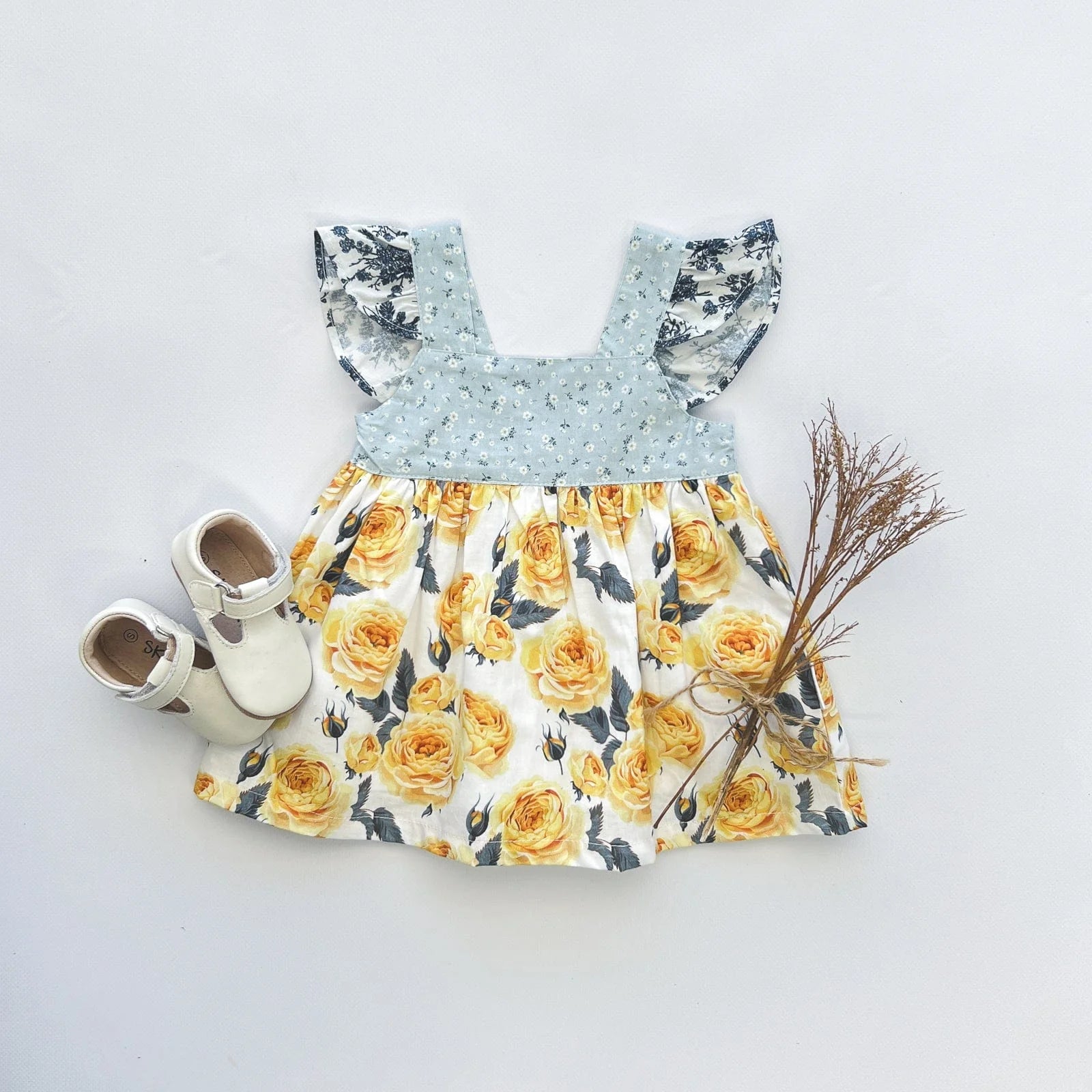 Baby Girls Hattie Dress | Amalfi Coast