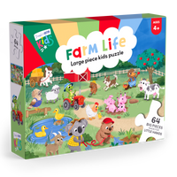 Kids 64pc Jigsaw Puzzle | Farm Life
