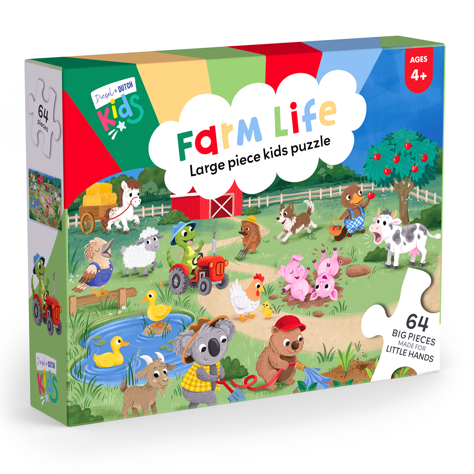 Kids 64pc Jigsaw Puzzle | Farm Life