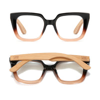 Soluna Ombre l Wooden Blue Light Magnifying Reader