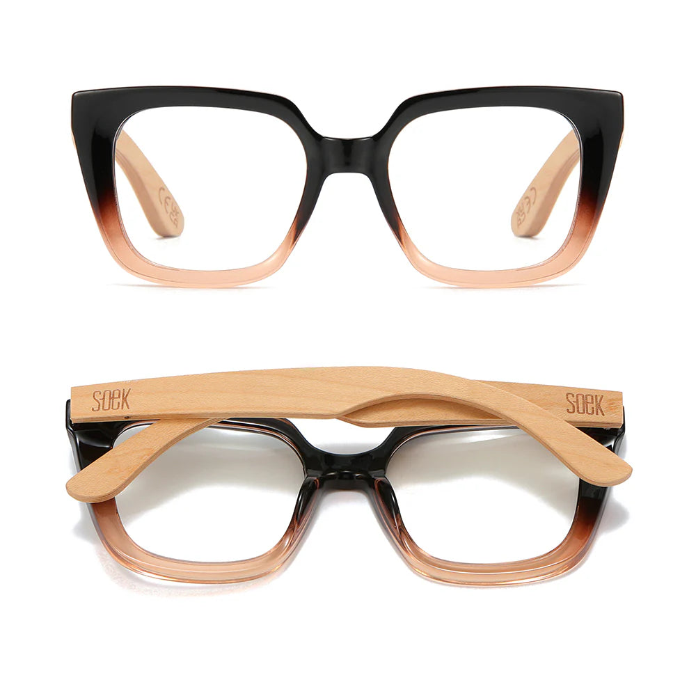 Soluna Ombre l Wooden Blue Light Magnifying Reader