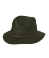 Mens Mid Brim Fedora Hat | Rajah