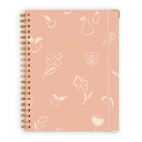 2027 A4 Academic Vertical Planner | Amalfi Peach