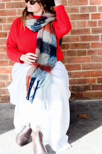 Charlies Checker Scarf